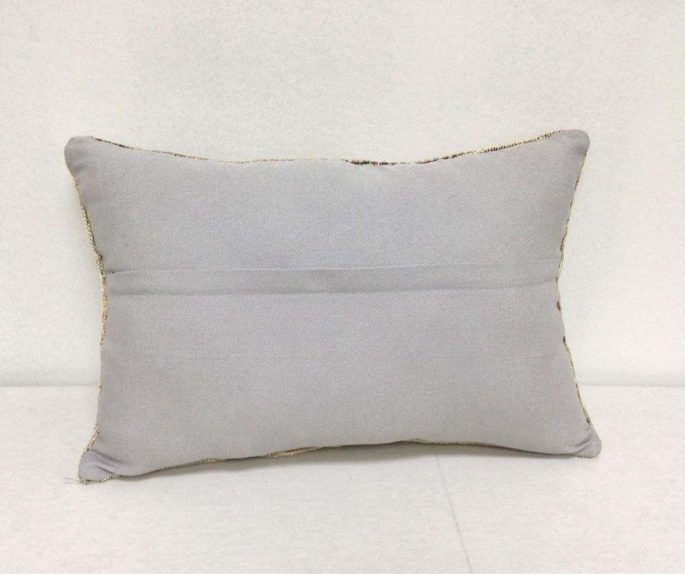 Extra Long Vintage Kilim Lumbar Pillow